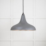 Smooth Nickel Frankley Pendant in Bluff | 49721SBL