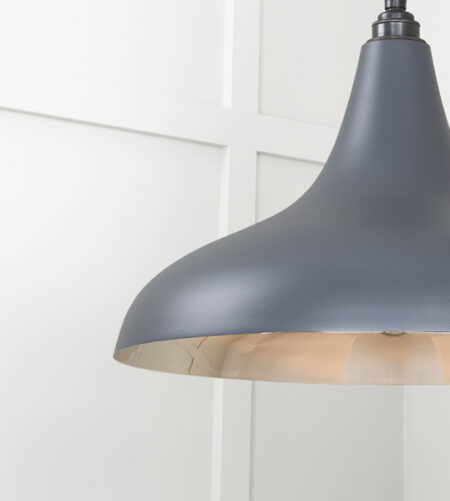 Smooth Nickel Frankley Pendant in Slate | 49721SSL - Image 5