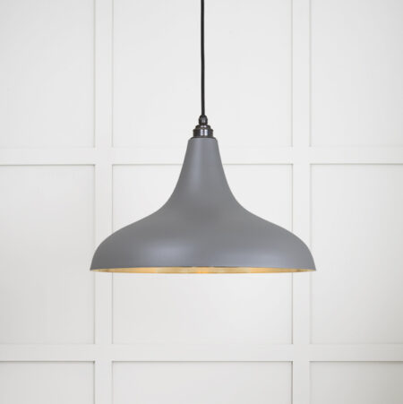 Smooth Brass Frankley Pendant in Bluff | 49722SBL