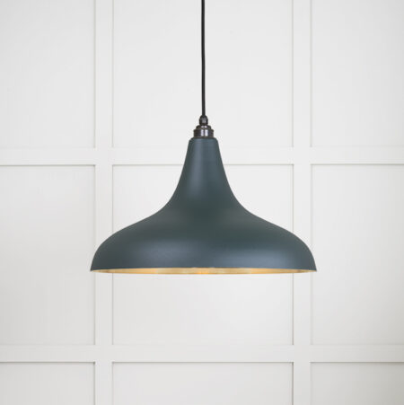 Smooth Brass Frankley Pendant in Dingle | 49722SDI
