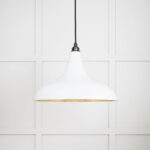 Smooth Brass Frankley Pendant in Flock | 49722SF