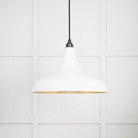 Smooth Brass Frankley Pendant in Flock | 49722SF