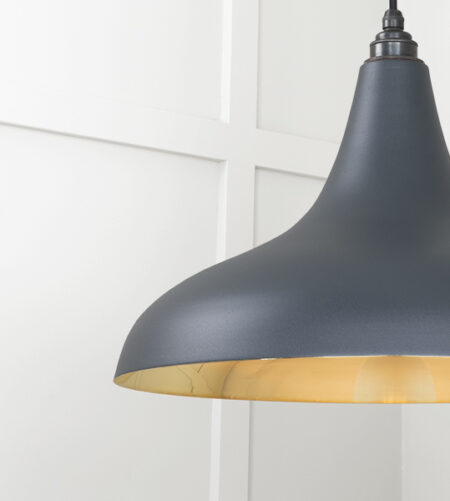 Smooth Brass Frankley Pendant in Soot | 49722SSO - Image 5