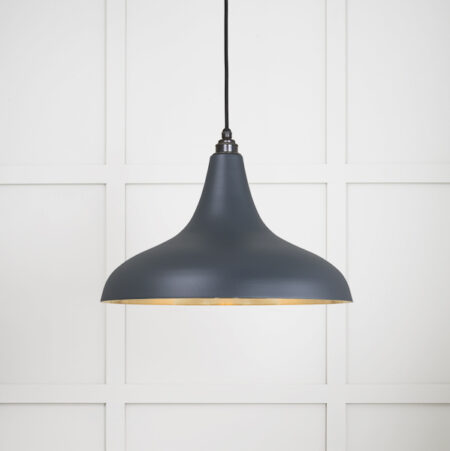 Smooth Brass Frankley Pendant in Soot | 49722SSO