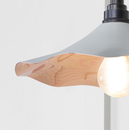 Smooth Copper Flora Wall Light in Birch | 49723SBI - Image 3