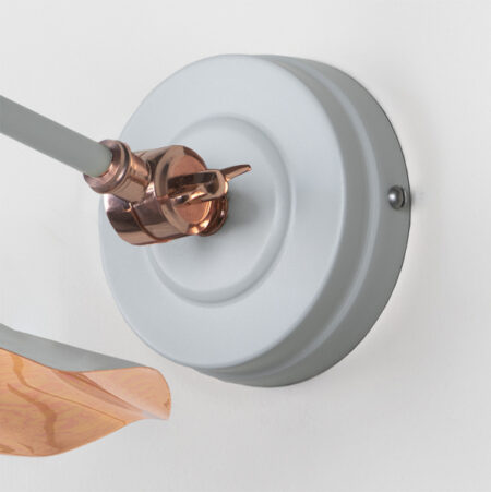 Smooth Copper Flora Wall Light in Birch | 49723SBI - Image 5