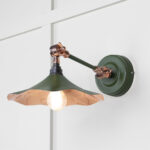 Smooth Copper Flora Wall Light in Heath | 49723SH