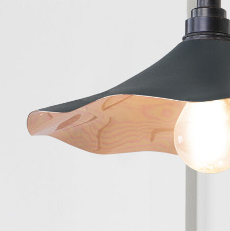 From the Anvil Smooth Copper Flora Wall Light in Soot - Image 3