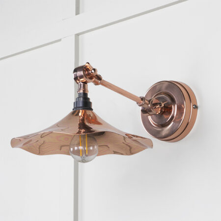 From the Anvil Smooth Copper Flora Wall Light - Image 2