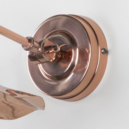 From the Anvil Smooth Copper Flora Wall Light - Image 5