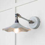Smooth Nickel Flora Wall Light in Birch | 49724SBI