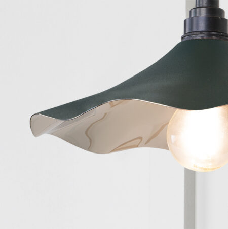 From the Anvil Smooth Nickel Flora Wall Light in Dingle - Image 3