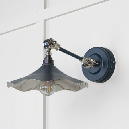 From the Anvil Smooth Nickel Flora Wall Light in Dusk - Image 2