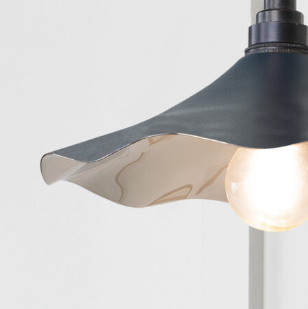 From the Anvil Smooth Nickel Flora Wall Light in Dusk - Image 3