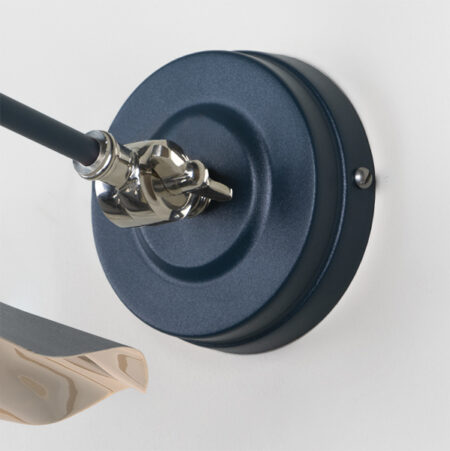From the Anvil Smooth Nickel Flora Wall Light in Dusk - Image 5