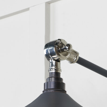 Smooth Nickel Flora Wall Light in Slate | 49724SSL - Image 4