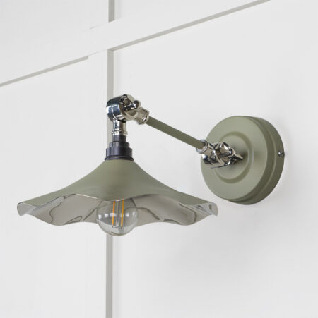 From the Anvil Smooth Nickel Flora Wall Light in Tump - Image 2
