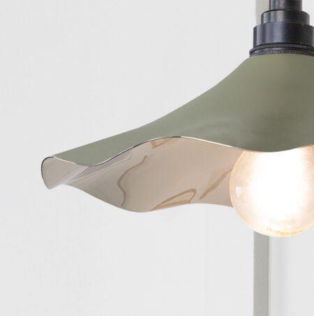 From the Anvil Smooth Nickel Flora Wall Light in Tump - Image 3