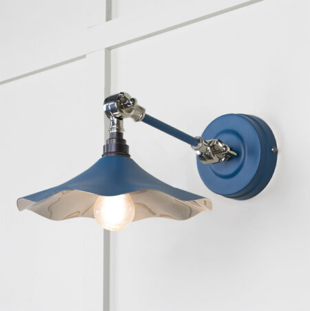 From the Anvil Smooth Nickel Flora Wall Light in Upstream