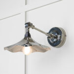 Smooth Nickel Flora Wall Light | 49724