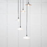 Smooth Copper Flora Cluster Pendant in Flock | 49726SF