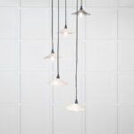 Smooth Nickel Flora Cluster Pendant in Birch | 49727SBI