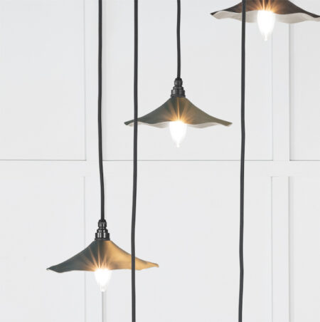 From the Anvil Smooth Nickel Flora Cluster Pendant in Dingle - Image 3