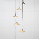 Smooth Nickel Flora Cluster Pendant in Tump | 49727STU