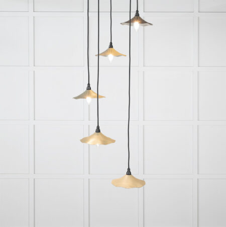 From the Anvil Smooth Nickel Flora Cluster Pendant in Tump