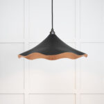 Smooth Copper Flora Pendant in Elan Black | 49729SEB