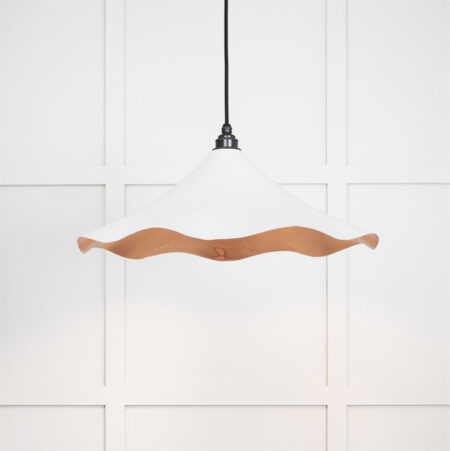 Smooth Copper Flora Pendant in Flock | 49729SF