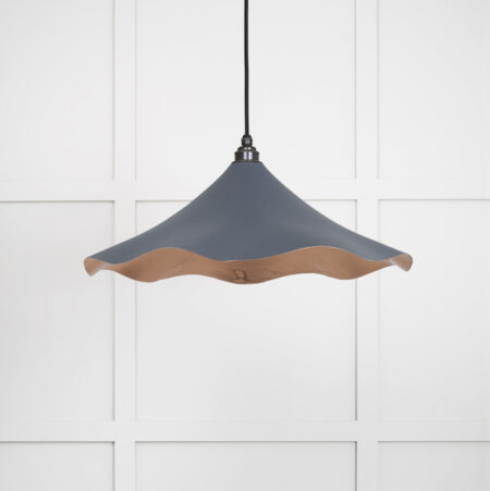 Smooth Copper Flora Pendant in Slate | 49729SSL - Image 2