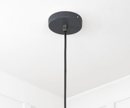 Smooth Copper Flora Pendant in Slate | 49729SSL - Image 6