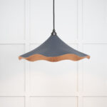 Smooth Copper Flora Pendant in Slate | 49729SSL