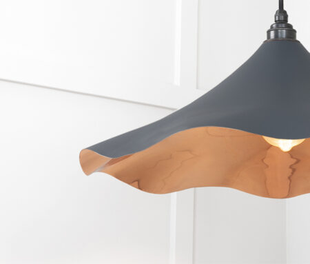 Smooth Copper Flora Pendant in Soot | 49729SSO - Image 5