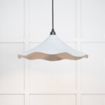 Smooth Nickel Flora Pendant in Birch | 49730SBI