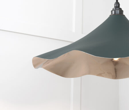 Smooth Nickel Flora Pendant in Dingle | 49730SDI - Image 5