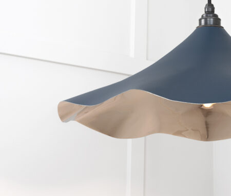 Smooth Nickel Flora Pendant in Dusk | 49730SDU - Image 5