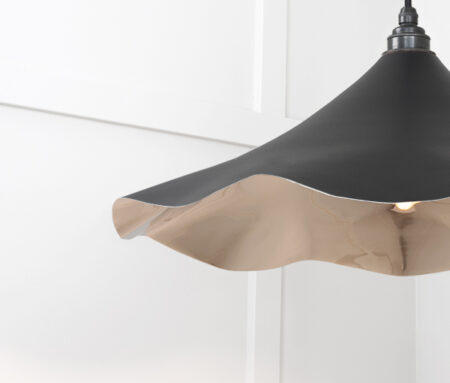 Smooth Nickel Flora Pendant in Elan Black | 49730SEB - Image 5