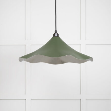 Smooth Nickel Flora Pendant in Heath | 49730SH - Image 2
