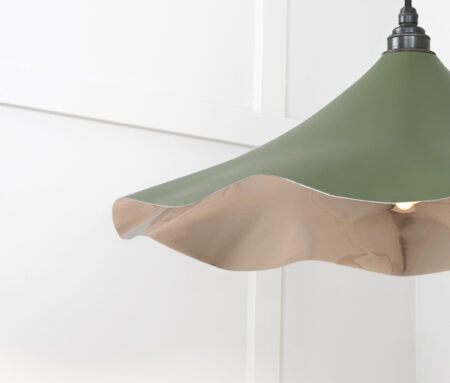 Smooth Nickel Flora Pendant in Heath | 49730SH - Image 5