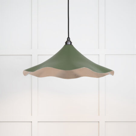 Smooth Nickel Flora Pendant in Heath | 49730SH