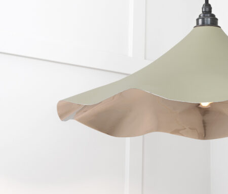 Smooth Nickel Flora Pendant in Tump | 49730STU - Image 5