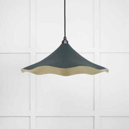 Smooth Brass Flora Pendant in Dingle | 49731SDI - Image 2