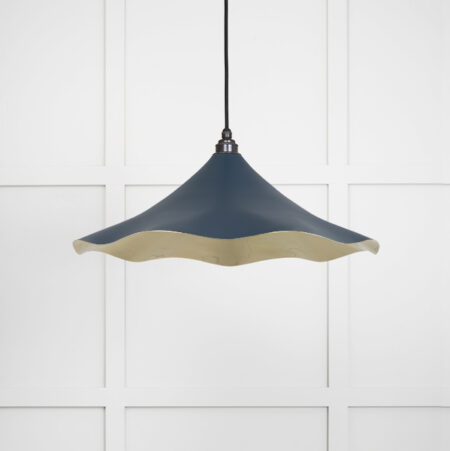 Smooth Brass Flora Pendant in Dusk | 49731SDU - Image 2