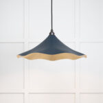 Smooth Brass Flora Pendant in Dusk | 49731SDU