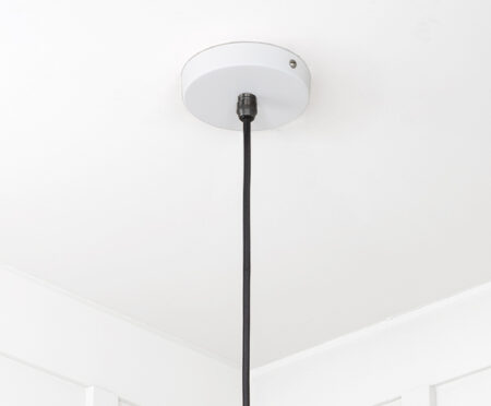 Smooth Brass Flora Pendant in Flock | 49731SF - Image 6