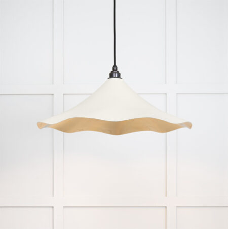 Smooth Brass Flora Pendant in Teasel | 49731STE