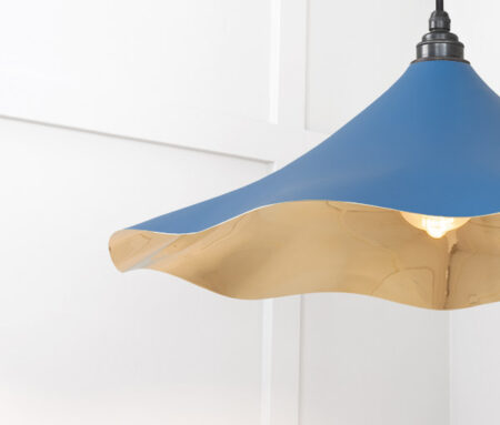 Smooth Brass Flora Pendant in Upstream | 49731SU - Image 5