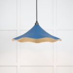 Smooth Brass Flora Pendant in Upstream | 49731SU